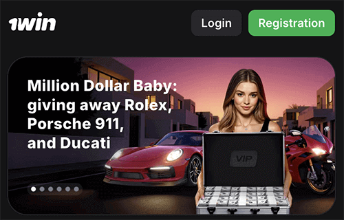 Open the 1win website Open the 1win website