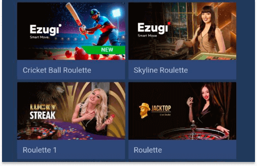 Start playing live roulette