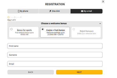 Register your account Register your account